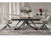 Стол обеденный HALMAR HILARIO орех/черный, 18..