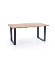 Стол обеденный HALMAR VENOM дуб вотан/черный, 135-185/85/74