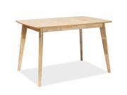 Стол обеденный SIGNAL BRANDO дуб/дуб, 120-160..