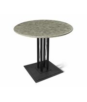 Стол Sheffilton SHT-TU6-BS1/МДФ 80 лофт медь/чёрный муар