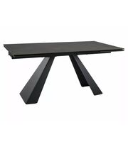 Стол обеденный SIGNAL SALVADORE Ceramic Ossido Bruno коричневый/черный мат, 160-240/90