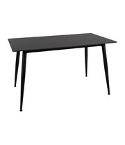 Стол обеденный SIGNAL RION черный/черный, 130/70/76