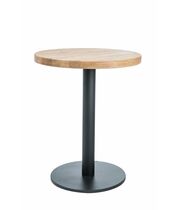 Стол обеденный SIGNAL PURO II дуб натуральный/черный, 80/76