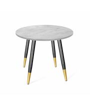 Стол Sheffilton SHT-TU14/90 ЛДСП артикул SHT-T171 черный муар/зол./бетон Чикаго свет.-сер.