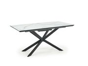 Стол обеденный HALMAR DIESEL белый мрамор/тем..