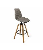 Стул барный Sheffilton SHT-ST29-C12/S93 артикул СТ-372 коричневый сахар/браш.коричневый/черный