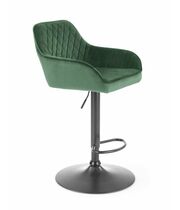 Стул барный HALMAR H103 темно-зеленый/черный