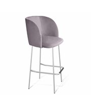 Стул барный Sheffilton SHT-ST33/S29 артикул СТ-623 сиреневая орхидея/хром лак
