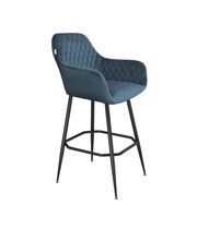 Стул барный Sheffilton SHT-ST38/S148 тихий океан/черный муар