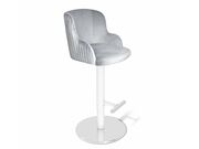 Стул барный SHT-ST39-1/S128 серое облако/хром..
