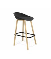 Стул барный Sheffilton SHT-ST19/S94 артикул СТ-83 черный/прозрачный лак