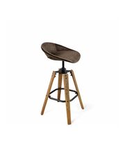 Стул барный Sheffilton SHT-ST19-SF1/S93 корич.трюфель/браш коричневый/черн.муар