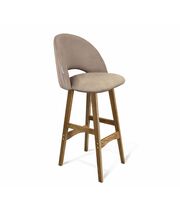 Стул барный Sheffilton SHT-ST34-1/S65 артикул СТ-412 латте/дуб коричневый брашированный
