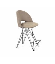 Стул полубарный Sheffilton SHT-ST34-1/S66-1 артикул СТ-632 латте/черный муар