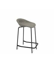 Стул полубарный Sheffilton SHT-ST19-SF1/S29-1 артикул СТ-346 коричневый сахар/черный муар