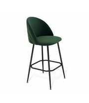 Стул барный Sheffilton SHT-ST35-2/S131 артикул СТ-517 лиственно-зеленый/черный муар