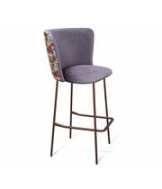 Стул барный Sheffilton SHT-ST36-4/S29 сумеречная орхидея/медный металлик