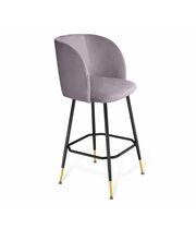 Стул барный Sheffilton SHT-ST33/S131 артикул СТ-520 сиреневая орхидея/черный муар/золото