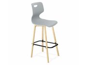 Стул барный Sheffilton SHT-ST58/S94 a5-7 серы..