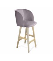 Стул барный Sheffilton SHT-ST33/S65 сиреневая орхидея/прозрачный лак