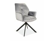 Стул SIGNAL BOOGIE II Velvet Bluvel 14 серый/..