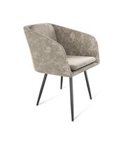 Стул Sheffilton SHT-ST43-1/S95-1 карамельный латте/черный муар