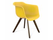 Стул Sheffilton SHT-ST31/S39 желтый/темный ор..