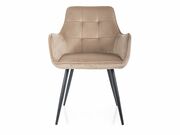 Стул SIGNAL LEMON Velvet Bluvel 28 бежевый/че..