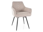 Стул SIGNAL SERVIO Brego 31 светло-бежевый/че..