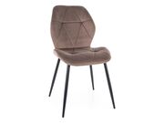 Стул SIGNAL RICK Velvet Bluvel 38 капучино/че..