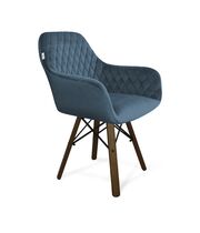 Стул Sheffilton SHT-ST38/S70 тихий океан/темный орех/черный