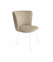 Стул Sheffilton SHT-ST36/S95-1 артикул СТ-484 ванильный крем/белый муар