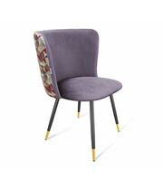 Стул Sheffilton SHT-ST36-4/S95-1 сумеречная орхидея/черный муар/золото