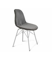 Стул Sheffilton SHT-ST6-С16/S64 грифельный/белый/хром лак