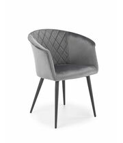 Стул HALMAR K421 серый/черный