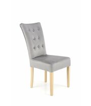 Стул HALMAR VERMONT Monolith 85 серый/дуб медовый