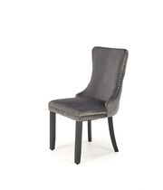 Стул HALMAR ALDA серый/черный