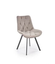 Стул HALMAR K519 бежевый/черный