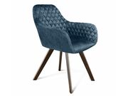 Стул Sheffilton SHT-ST38/S39 синий пепел/венг..