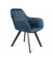 Стул Sheffilton SHT-ST38/S39 синий пепел/венге