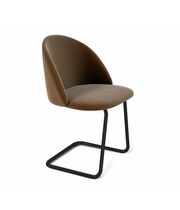 Стул Sheffilton SHT-ST35/S45-1 кофейный ликер/черный муар