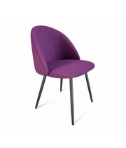 Стул Sheffilton SHT-ST35/S129 артикул СТ-525 ягодное варенье /черный муар