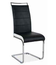 Стул SIGNAL H441 черный/хром