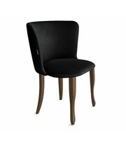 Стул Sheffilton SHT-ST36/S122 ночное затмение/темный орех/черный муар