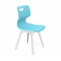Стул Sheffilton SHT-ST58/S195 a5-7 голубой/белый Стул Sheffilton SHT-ST58/S195 a5-7 голубой/белый