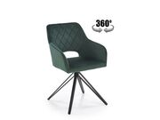 Стул HALMAR K535 зеленый/черный..