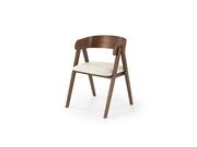 Стул HALMAR K562 бежевый/орех..