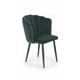 Стул HALMAR K386 темно-зеленый/черный