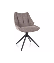 Стул SIGNAL CODA Brego 34 темно-бежевый/черный, поворотный