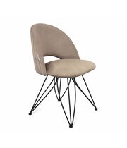 Стул Sheffilton SHT-ST34-1/S113 латте/чёрный муар